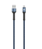 WYEFLOW 10w SuperStrand Braided USB to 8-Pin Charging & Data Cable 1m