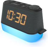 MiniGlow i-box Bedside Alarm Clock with Nightlight