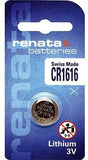 Renata CR1616 Lithium Watch Battery (1PC)