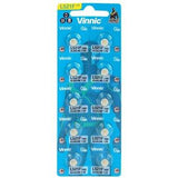 Vinnic L521 AG0 Watch Battery Box of 10 (100 Batteries)