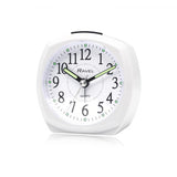 Ravel Front Colour Pop Beep Quartz Alarm Clock White RC047.4