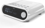 i-box Bedside Alarm Clock with DAB Radio - White