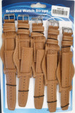 Leather Brown Military Watch Straps Pk5 size 20mm 1007BR