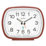 Acctim Camille Alarm Clock Quartz Luminous Hands Chrome shiraz 15464