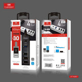 EARLDOM USB-HUB 3.0, 4-USB, 5GB Transmission Speed