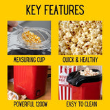 Domestic King 1200W Popcorn Maker- DK18049