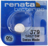 RENATA SP 379 Watch Battery Pack of 10