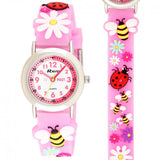 Ravel Children Girls 3D Cartoon Time Teacher Watch Bee R1513.83