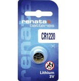 Renata CR1220 Lithium Battery (10 Pack)