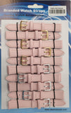 Leather Pink Watch Straps Pk10 size 20mm 1005.03