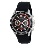 Henley Mens Sports Decorative mini eye dials Silicone Watch Red H02226.10