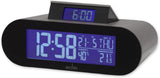 Acctim Kian Reverse Digital Pop Up Alarm Clock Matt Black 16103