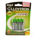 Lloytron 4pk NIMH AccuReady Battery - AAA 800mAh Ready To Use