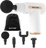 Salter Mini Massage Gun Electric Handheld, Rechargeable, 6 Intensity/Speeds, Includes Carry Bag