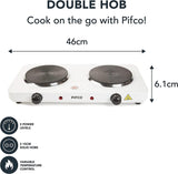 Pifco Double Hob Electric Hot Plate 2000W