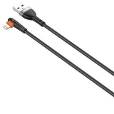 WYEFLOW 90° Angle 8-Pin Braided Data & Fast Charging Cable 1m 2.4A