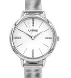 Lorus Ladies Silver Mesh Strap Dress Watch RG215QX5