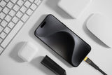 Wyeflow 60W GoldTip Braided Fast Charge/Sync USB to Type C Cable 1m