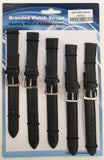 Black Leather Watch Straps Pk5 size 18mm 1015BK