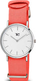 Tom Carter Red Nylon Strap Watch