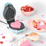 Giles & Posner Mini Waffle Maker – 5-in-1 Non-Stick Waffles, Snack Maker