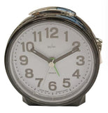 Acctim Eden Non Ticking Sweep Crescendo Alarm Clock in Black - 16523