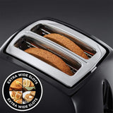 Russell Hobbs Textures 2-Slice Toaster 850 W, Black 21641