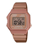 Casio Ladies Vintage Rose Gold Digital Dial Rose Gold Stainless Steel Band