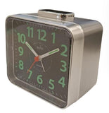 Acctim Parker Alarm Clock in Silver - 16467