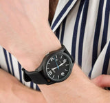 Lorus Mens Sport Analogue Dated with Black Rubber Silicone Watch - RH949LX-5