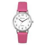 Ravel Ladies Classic White Dial Pink Leather Strap Watch R0140.15.2