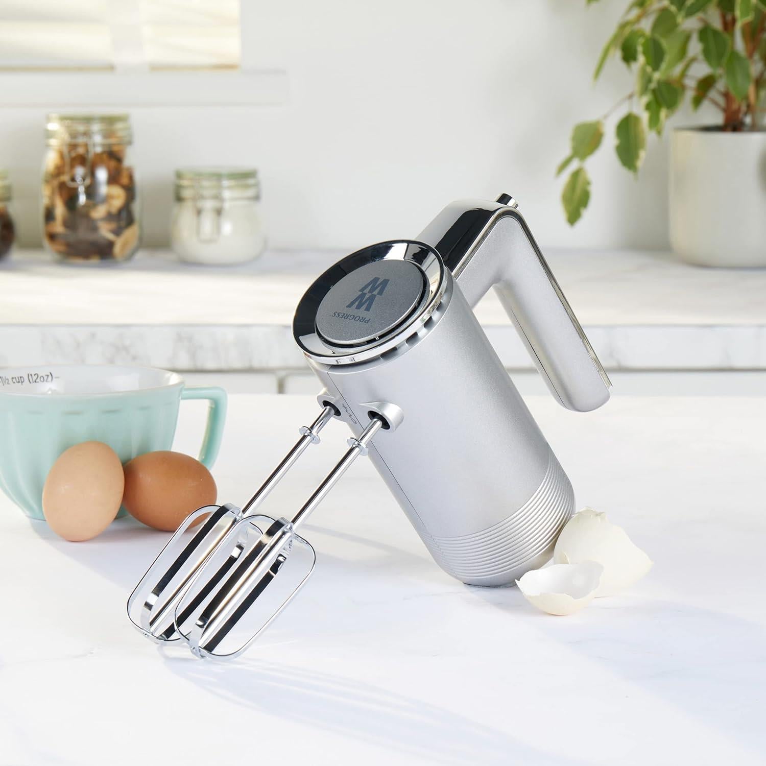 Progress WW Hand Mixer Easy-Store Dough Hooks & Mixing Beaters 300 W