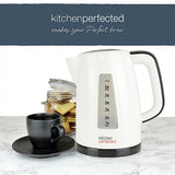 KitchenPerfected Eco-Friendly 3Kw Fast Boil Cordless Kettle - Cream