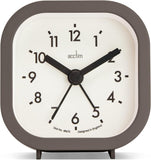 Acctim Robyn Mini Bedside Grey Alarm Clock 16307