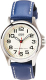 Lorus Ladies Basic Cream Dial and Blue Leather Strap Watch -  RRS55VX9 BRAND NEW BUT NEEDS BATTERY