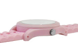 Lorus Ladies Analogue Quartz Pink Dial with Rubber Silicone Strap Watch -  RG257RX9