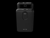 Wyeflux 5000mAh Portable Power Bank with USB-C Cable - Black