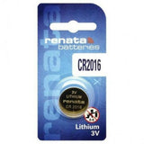 RENATA CR2016 LITHIUM BATTERIES  (1pc only)