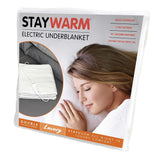 Staywarm Double Size Luxury Quality Electric Underblanket with Detachable Controller (107x120cm)- F902