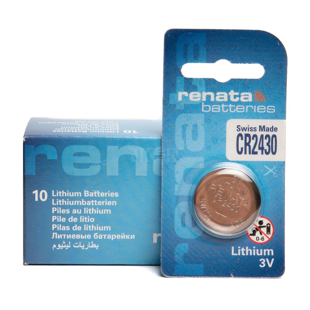 RENATA CR2430 LITHIUM BATTERIES  (1pc only)