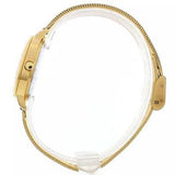 Lorus Women's Fashion Designer Analogue Gold Bracelet Watch RG214QX5