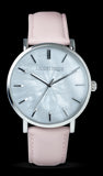 Angelique Ladies Athena Pink Leather Strap Watch