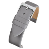 Grey Calf Leather Watch Strap 16mm