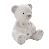 Bambino White Resin Money Box - Teddy