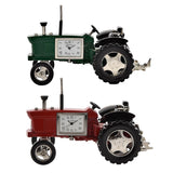 Wm Widdop Miniature Clock Tractor Green & Black Roman Dial