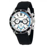 Henley Mens Sports Decorative mini eye dials Silicone Watch Blue H02226.6