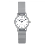 Ravel Unisex Mid Size Coloured Expander Bracelet Watch Pastel Grey