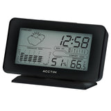 Acctim Vega Digital Weather station Black Alarm Clock 16083