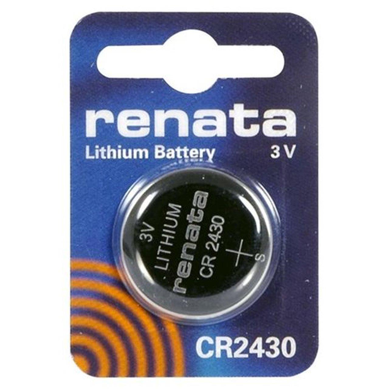 RENATA CR2430 LITHIUM BATTERIES  (1pc only)