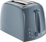 Russell Hobbs Textures 2-Slice Toaster 850 W, Grey 21644